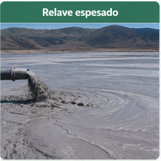 Depósito de relaves espesados