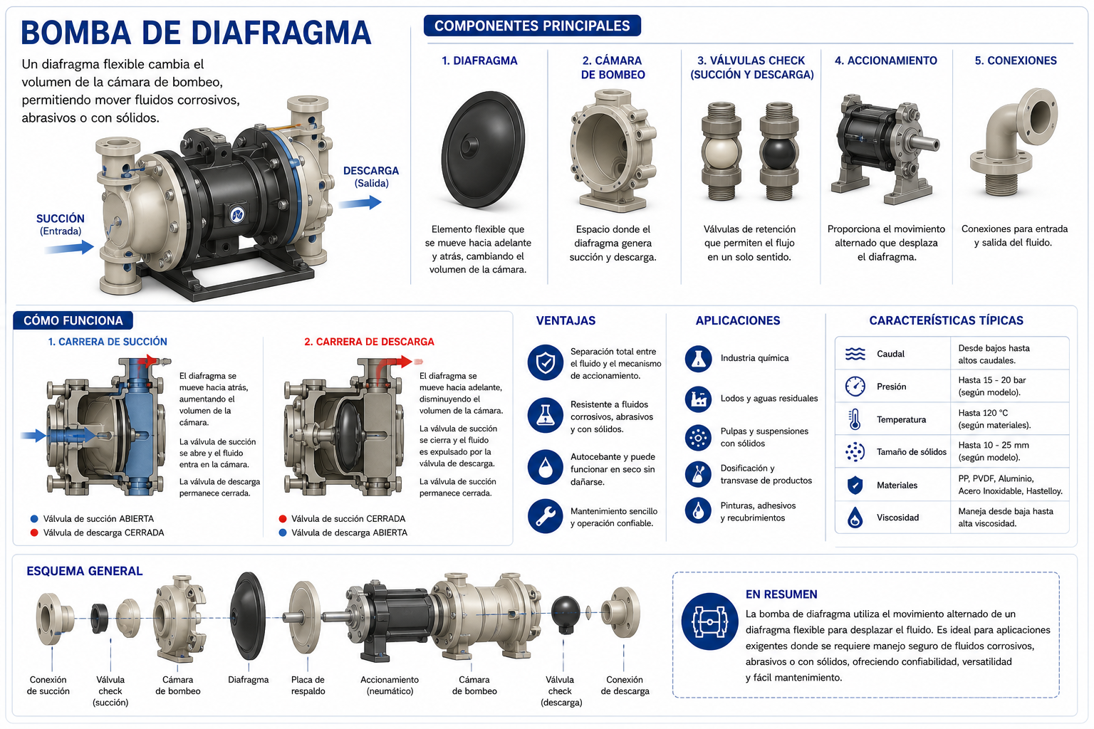 Bomba de diafragma