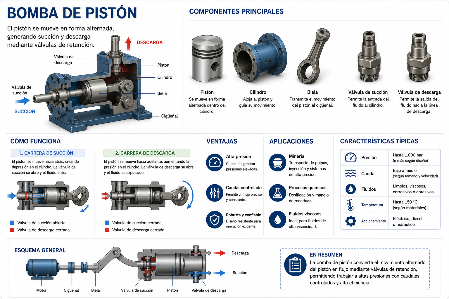 Bomba de pistón